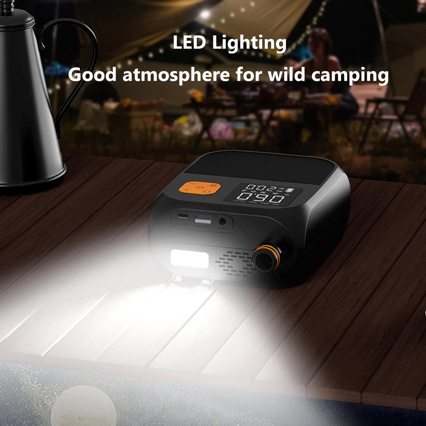 SUP Electric Air Pump 25 PSI Portable Inflatable Stand Up Paddle Board Pump