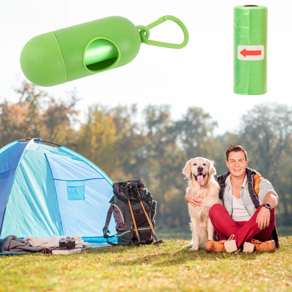 Biodegradable Dog Poop Bags With Dispenser For Pets
