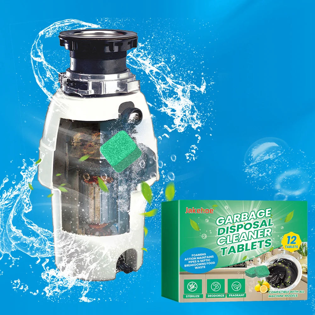 Garbage Disposal Cleaner Deodorizer Tablets Kitchen Sink