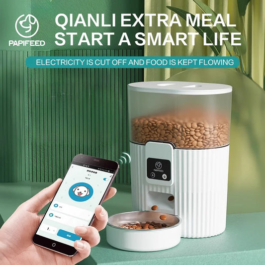 Papifeed Cat Automatic Feeder WiFi Remote Dispenser