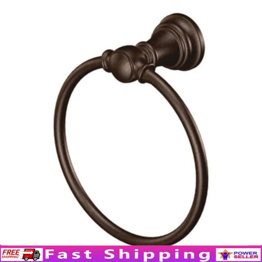 Weymouth Collection Zinc Towel Ring Rust Resistant Bronze