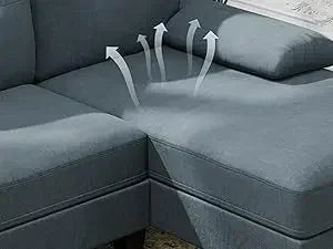 Sectional Sofa Couches for Living Room 4 Seat U Shaped