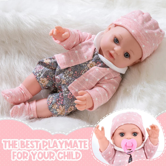 Twelve Inch Reborn Doll Washable Movable Limbs Toy For Kids