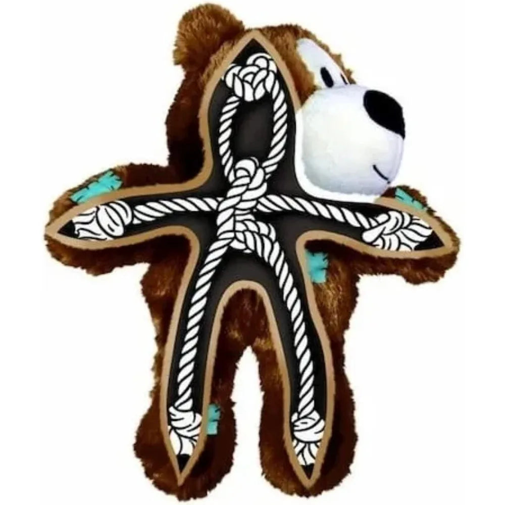 KONG Wild Knots Bears Durable Dog Toys Pack Of Two For Small And Medium Breeds