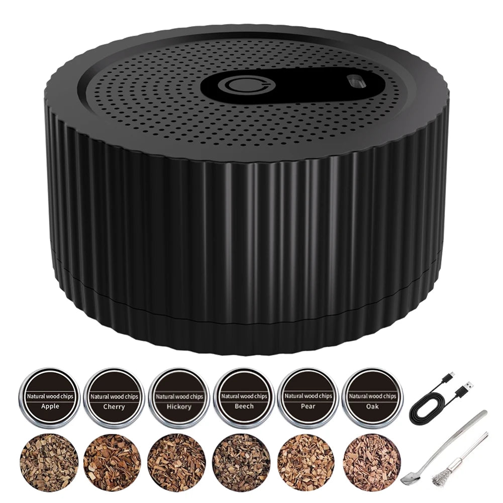 Electric Whiskey Smoker Kit With Six Flavors Wood Chips