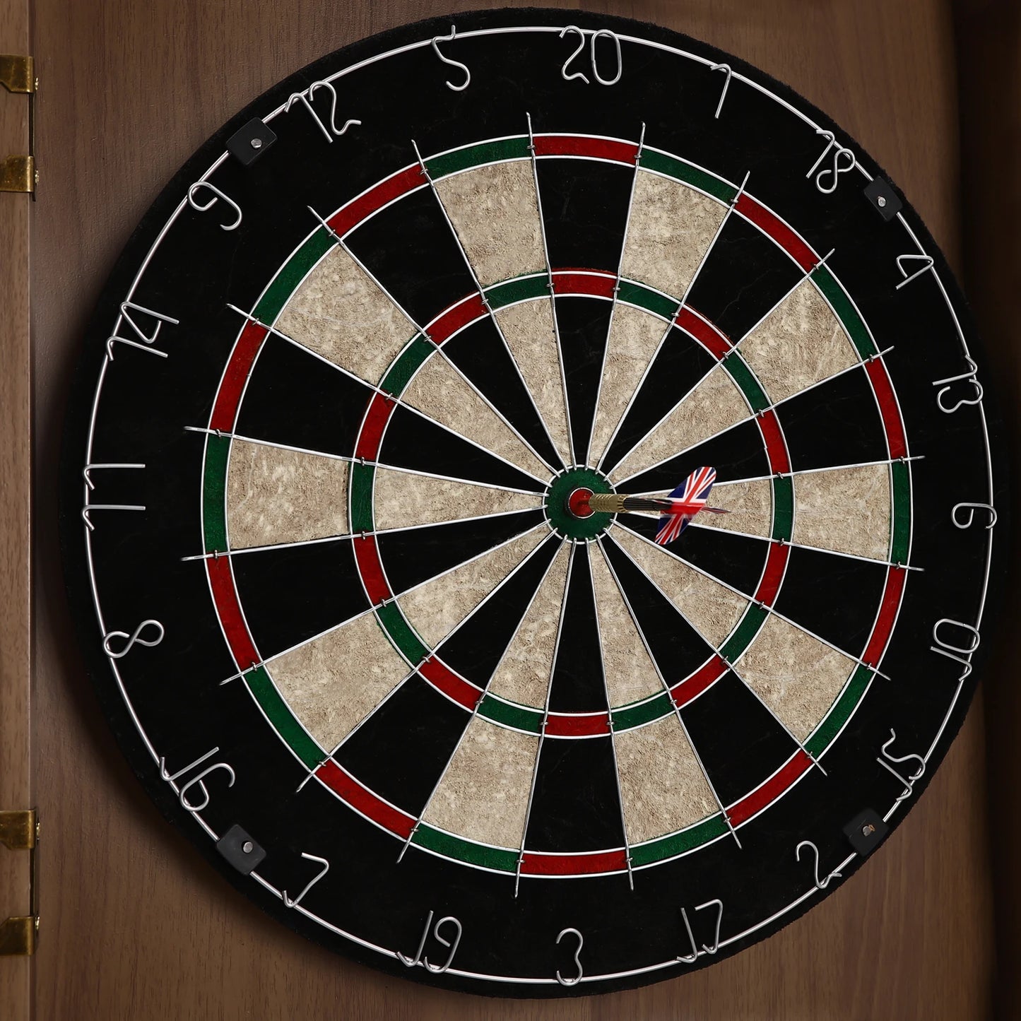 Premium Wall Mounted Dartboard Set With Cabinet Home Office