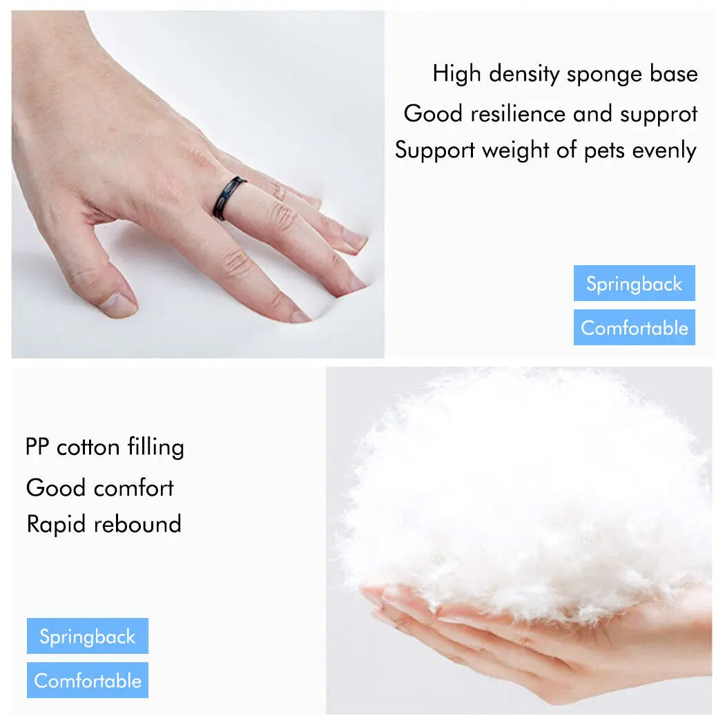 Extra Large Orthopedic Dog Bed With Removable Washable Cover Soft Sponge Foam