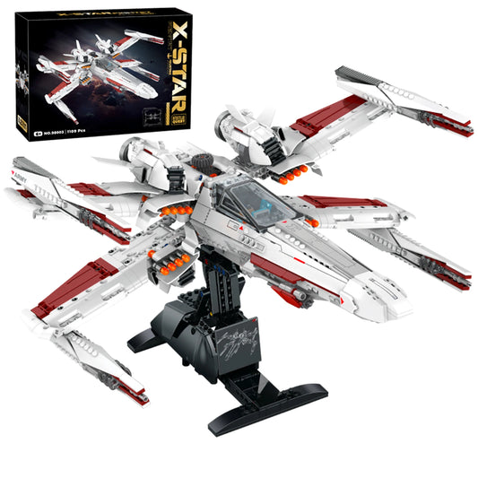 1109 Piece Stand Display Bracket Building Blocks For X Wing Space Wars Fighter