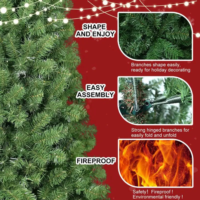 7ft Hinged Christmas Tree With Memory Wire 1064 Tips