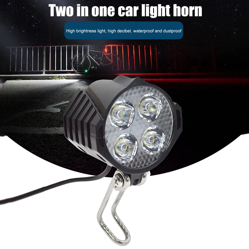36V 48V Electric Scooter Front Light Adjustable 12W LED