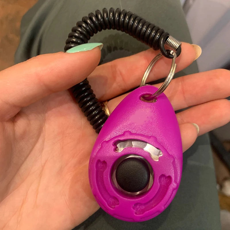 Dog Training Clicker With Adjustable Wrist Strap For Dogs And Cats