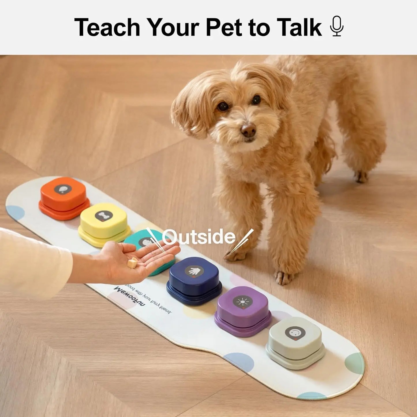 Mewoofun Voice Recording Button For Dog Training Toys