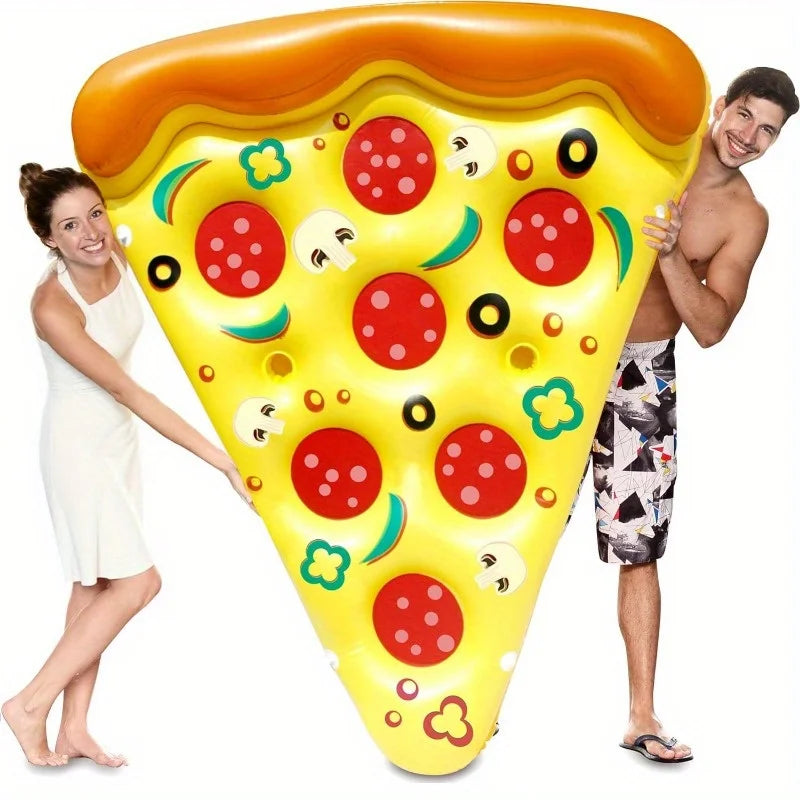 Joyfy Giant Inflatable Pizza Slice Pool Float For Adults And Kids Summer Toy