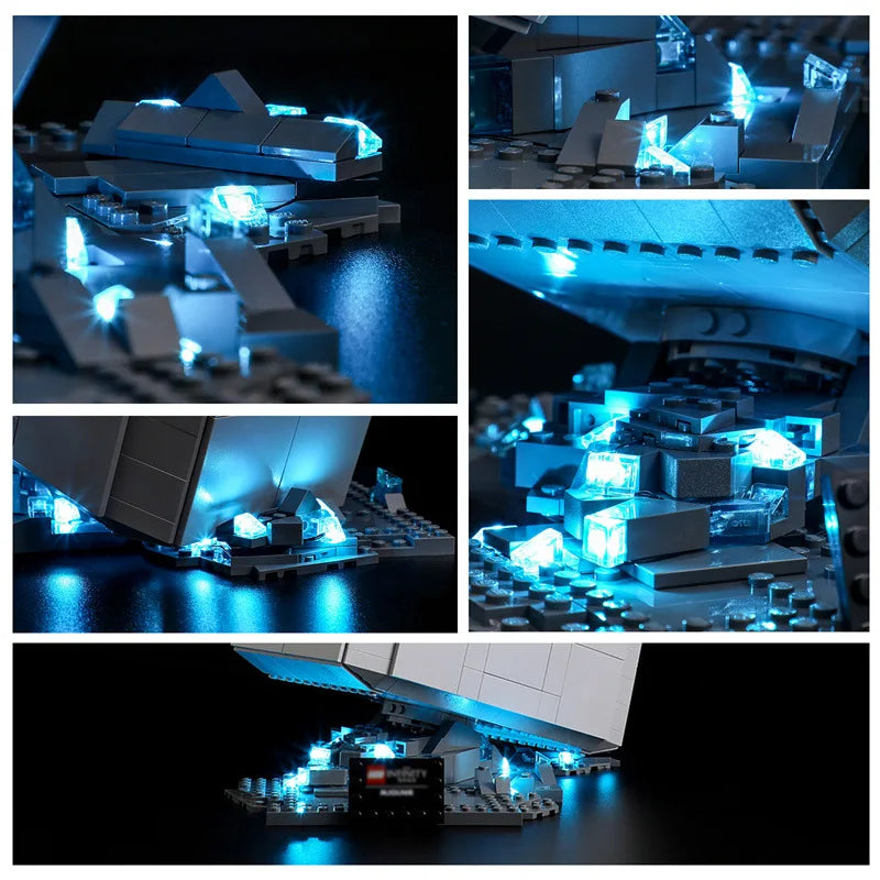 LED Lighting Kit For LEGO 10300 DeLorean Time Machine