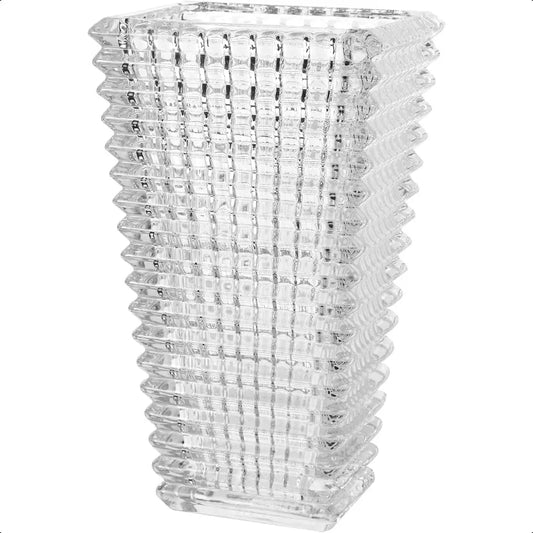 Large Clear Glass Crystal Vase for Flowers Modern Luxury Home Table Decor Glass Vases for Living Room