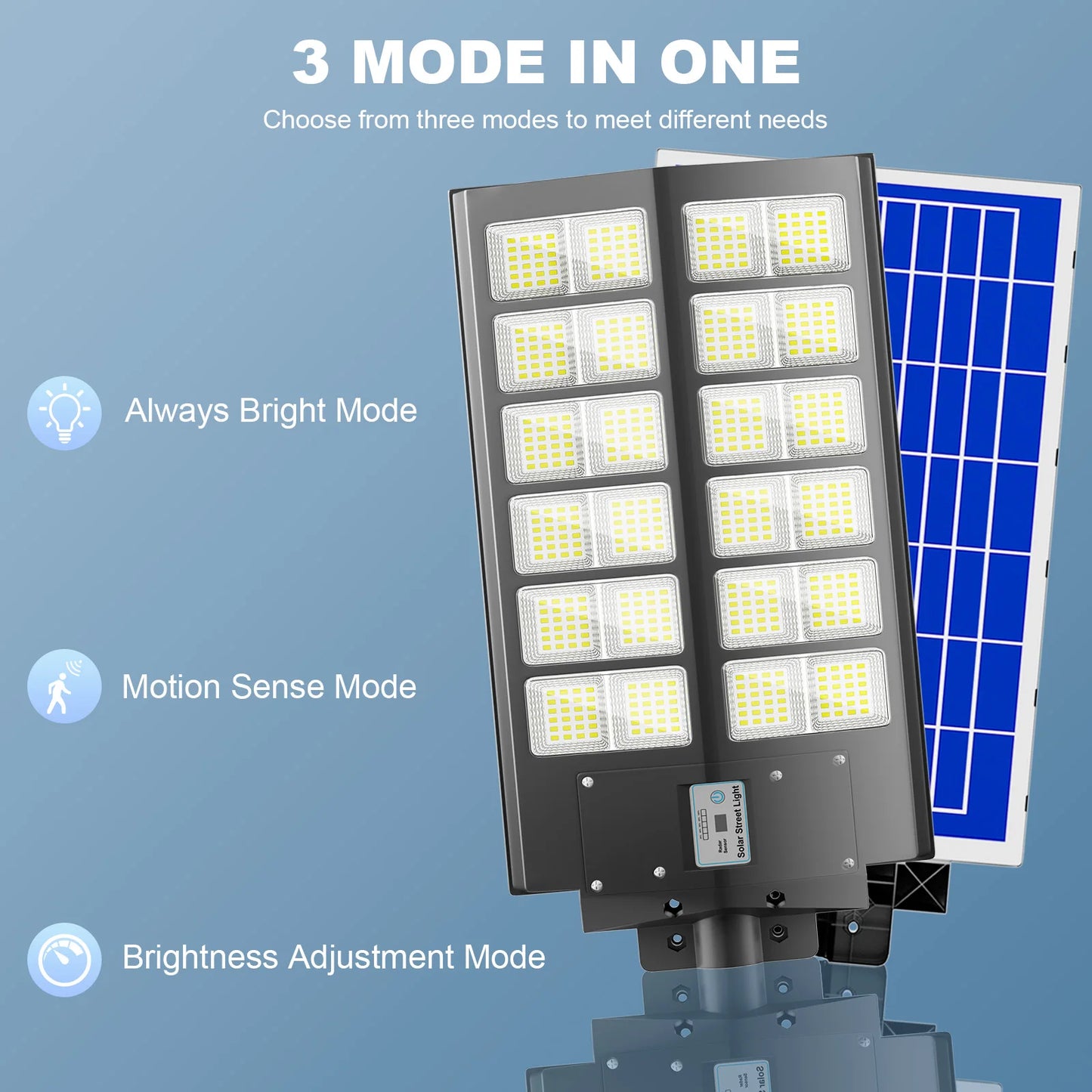 4 Pack Outdoor Solar Street Lights Automatic Sensor IP65 Waterproof Garden