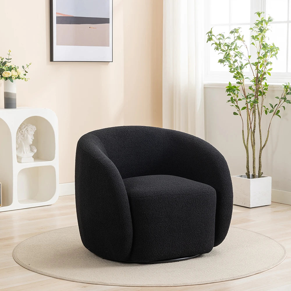 SEYNAR Velvet 360 Swivel Accent Armchairs Set Of 2