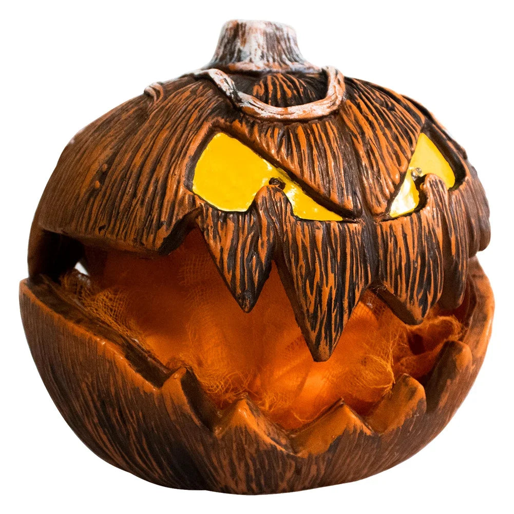 2023 New Spirit Halloween Gourdo Animatronic Pumpkin Head with Rising and Falling Action and Terrifying Sounds for Halloween Decor