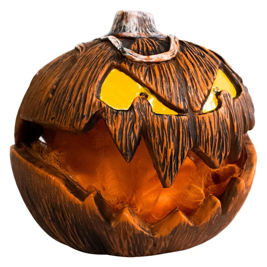2023 New Spirit Halloween Gourdo Animatronic Pumpkin Head with Rising and Falling Action and Terrifying Sounds for Halloween Decor