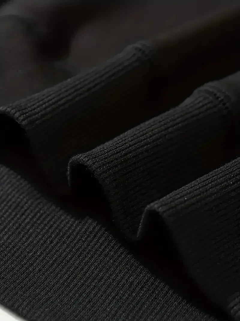 Boston Terrier Hoodie Glasses Pattern Paw Print Design Round Neck Casual Knit