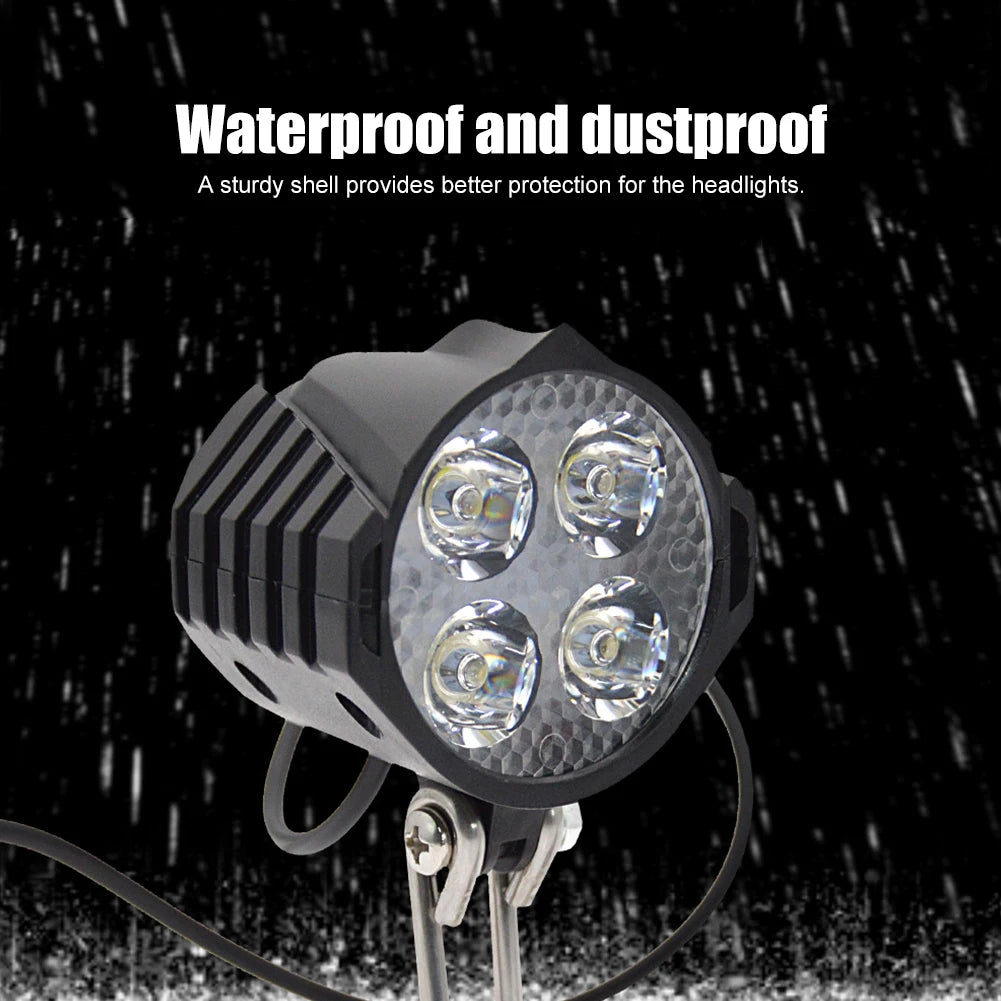 36V 48V Electric Scooter Front Light Adjustable 12W LED