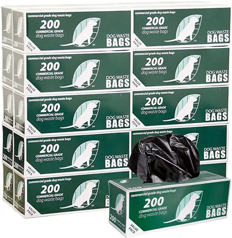 4,000 Commercial Grade Dog Waste Station Refill Roll Bags 40 Percent Thicker