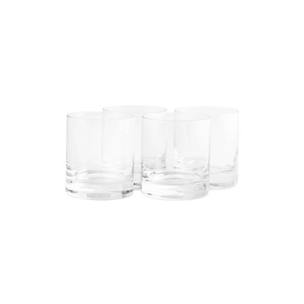Lead Free Crystal Whiskey Glasses Set of 4 11.25oz