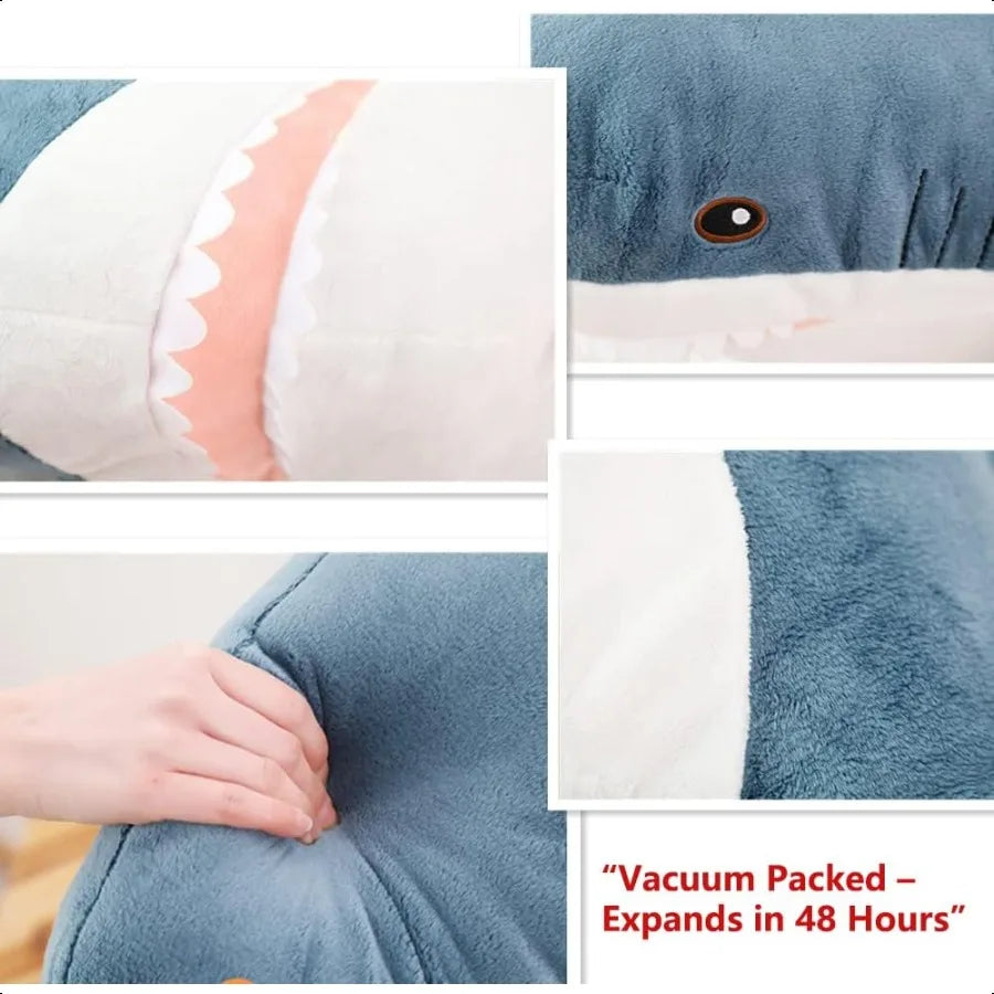 39.3Inch Plush Toy Giant Stuffed Animal Soft Pillow Cushion  Plush Pillow by Stuffed  Toy Bedtime Gift Throw Pillow for Home Ro