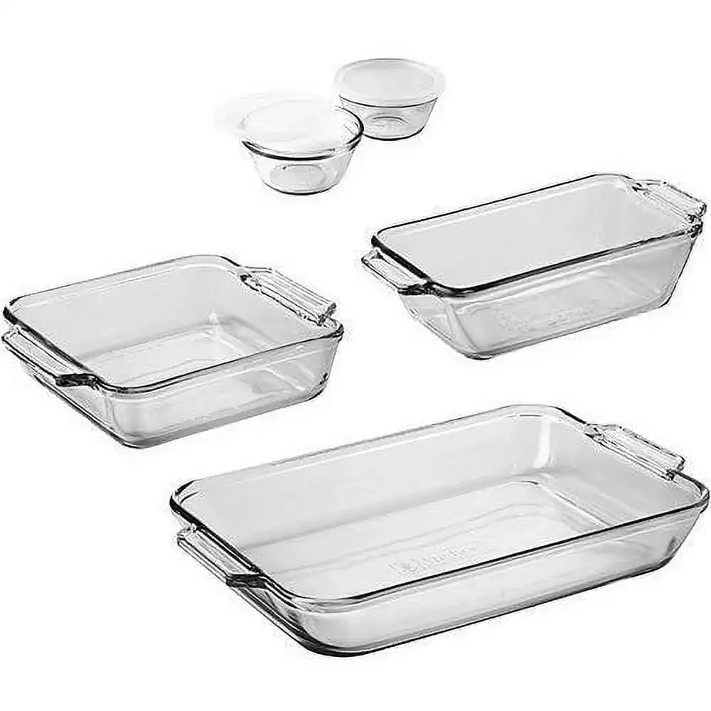Glass Baking Dish Set 7 Piece Glass Bakeware Set