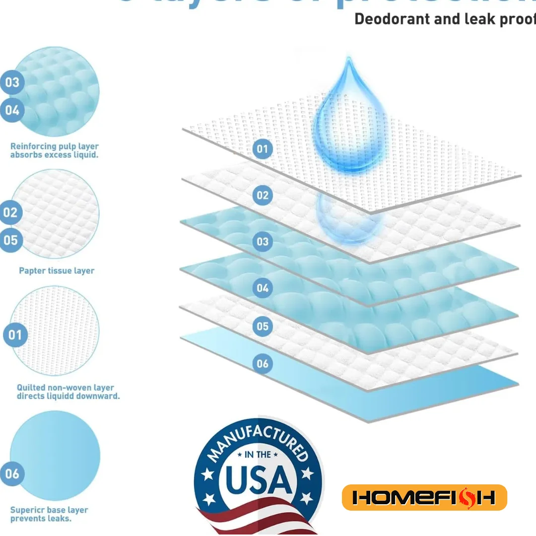 100 Pack Dog Training Pee Pads 45x60cm Super Absorbent Disposable Pads