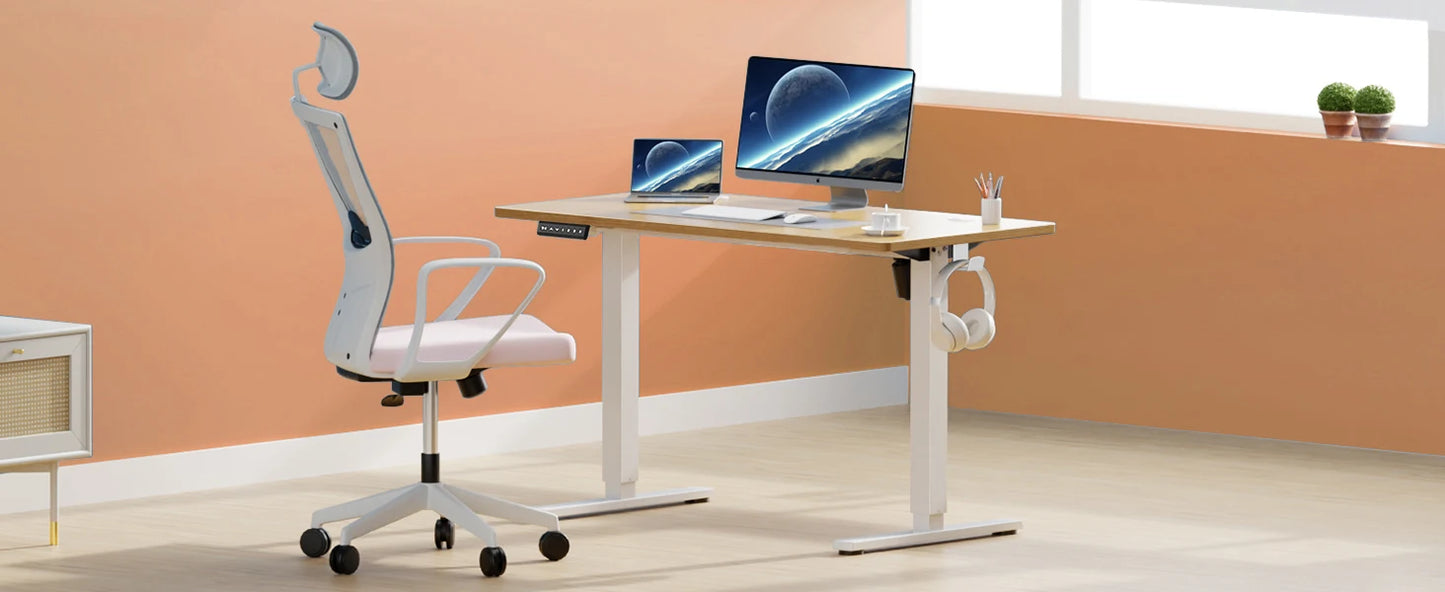 JHK Electric Standing Desk 40x24 Inch Height Adjustable