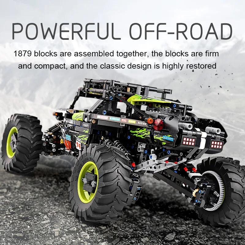 Mould King 18002 4WD RC Buggy Building Block Set Compatible With Lego