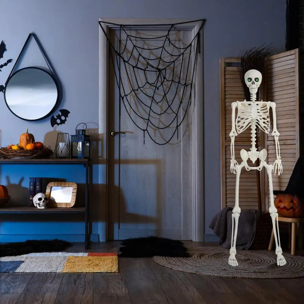 Five Point Four Feet Life Size Light Up Skeleton With Joints