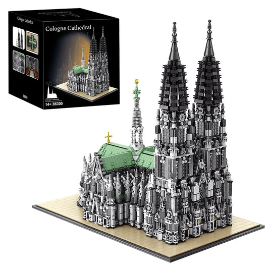 Cologne Cathedral Building Blocks Gothic Church Architecture Kit For Adults