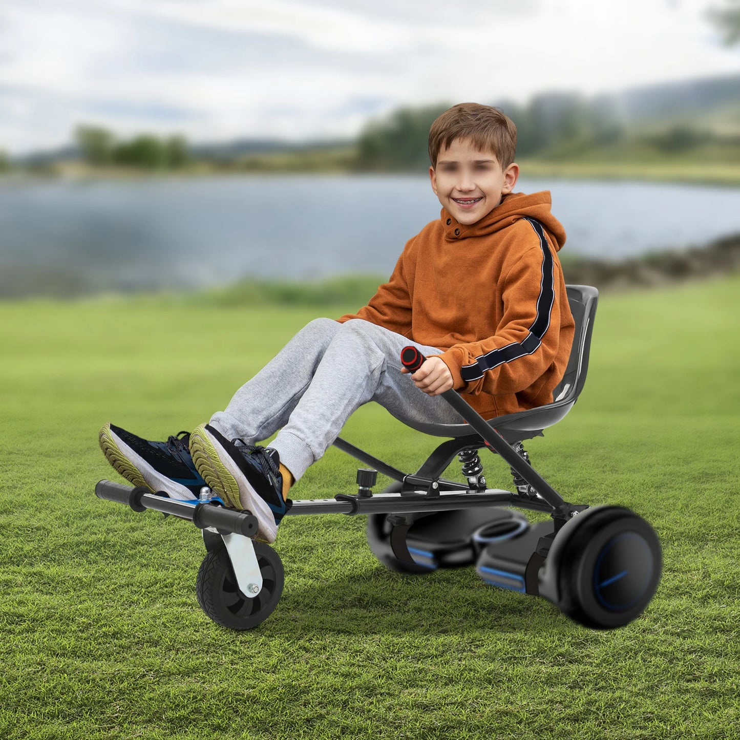 Adjustable Hoverboard Seat Attachment For Balancing Scooter
