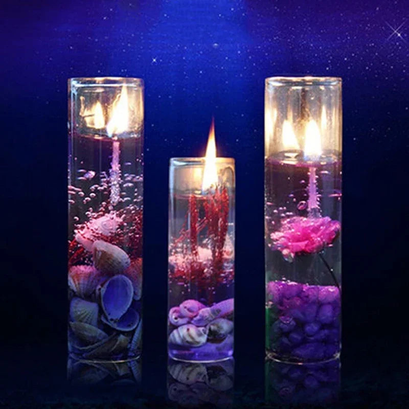Aromatherapy Jelly Candle Smokeless Ocean Shells Valentines