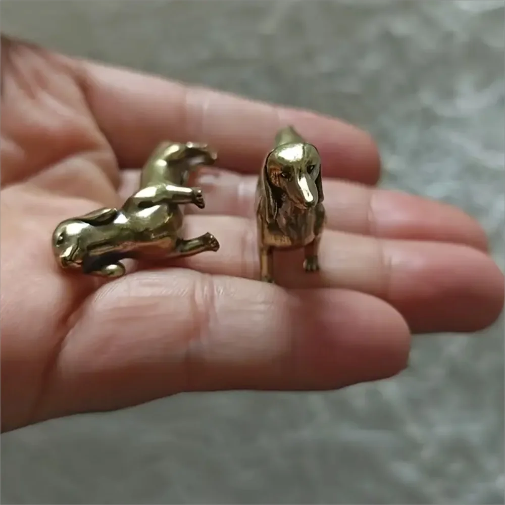 Brass Dachshund Statue Ornament Goddess Witchcraft Alien Figure Buddha Light Ganesha Nezha Decoration