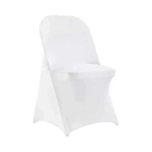White Spandex Wedding Chair Covers for Banquet Party