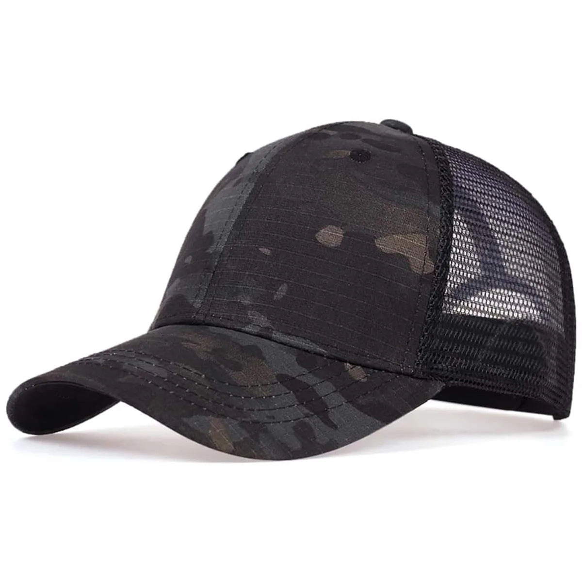 Unisex Polyester Tactical Baseball Cap Snapback Stretchy for Running and Fishing