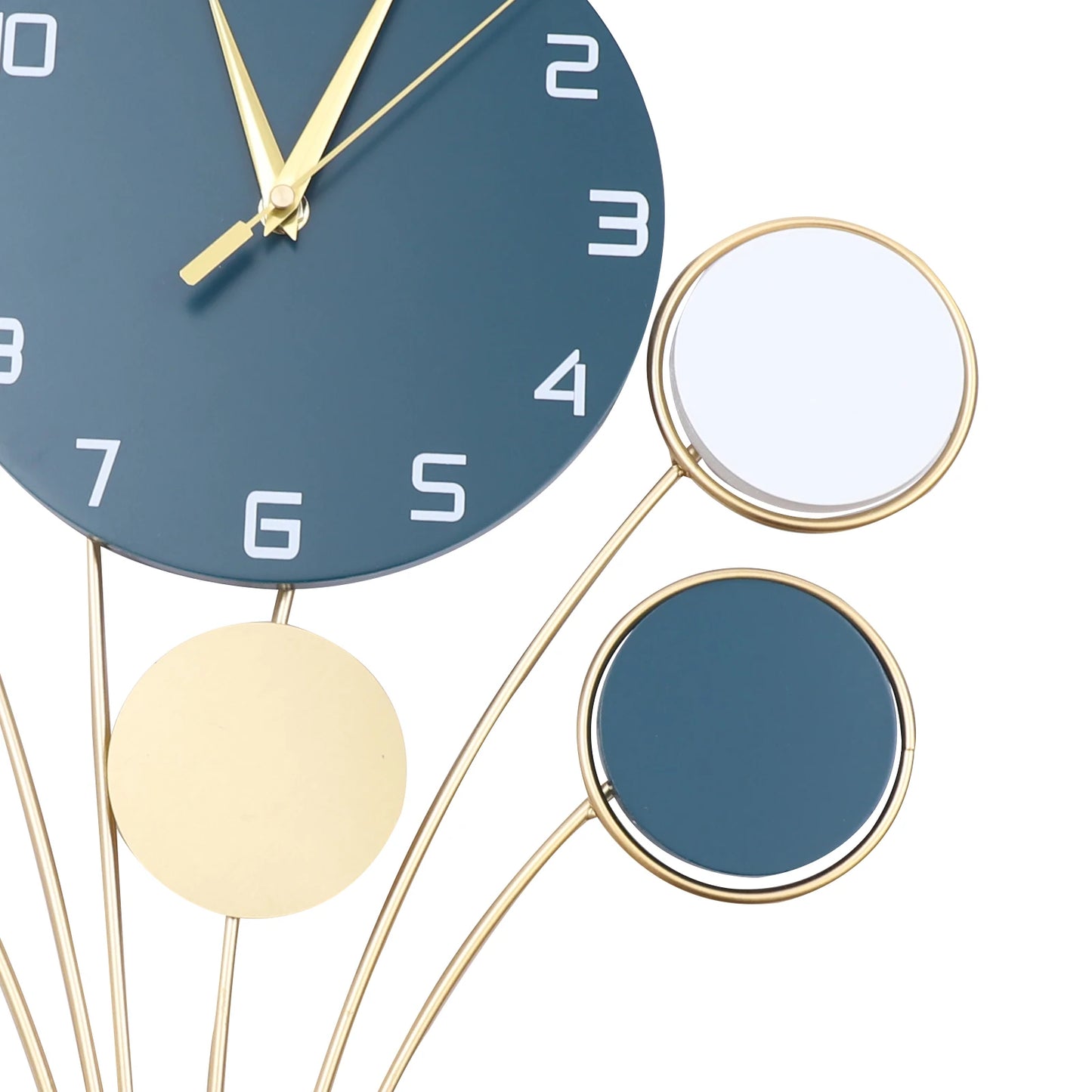 Large Wall Clock Battery Operated Silent Hot Air Balloon