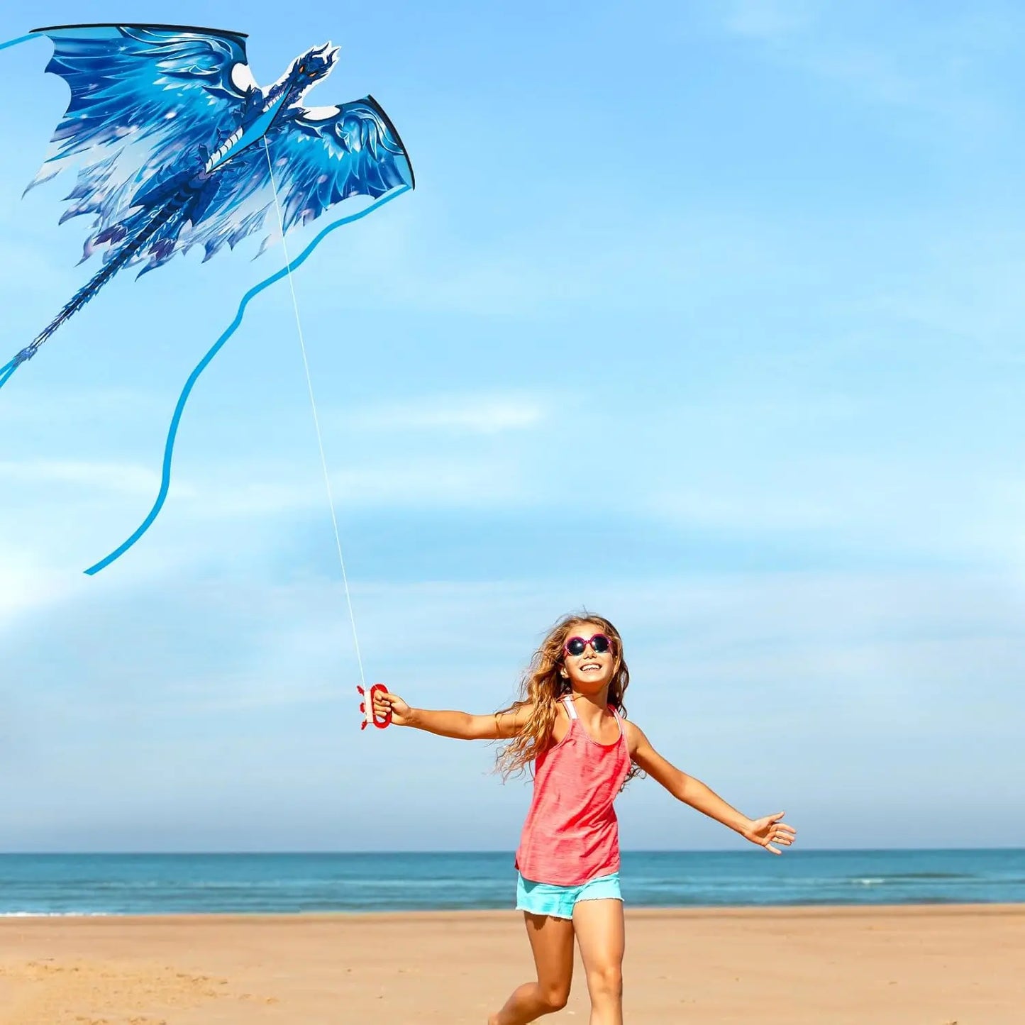 Dragon Kite For Adults And Kids Easy To Fly For Beginners Beach Park Fun