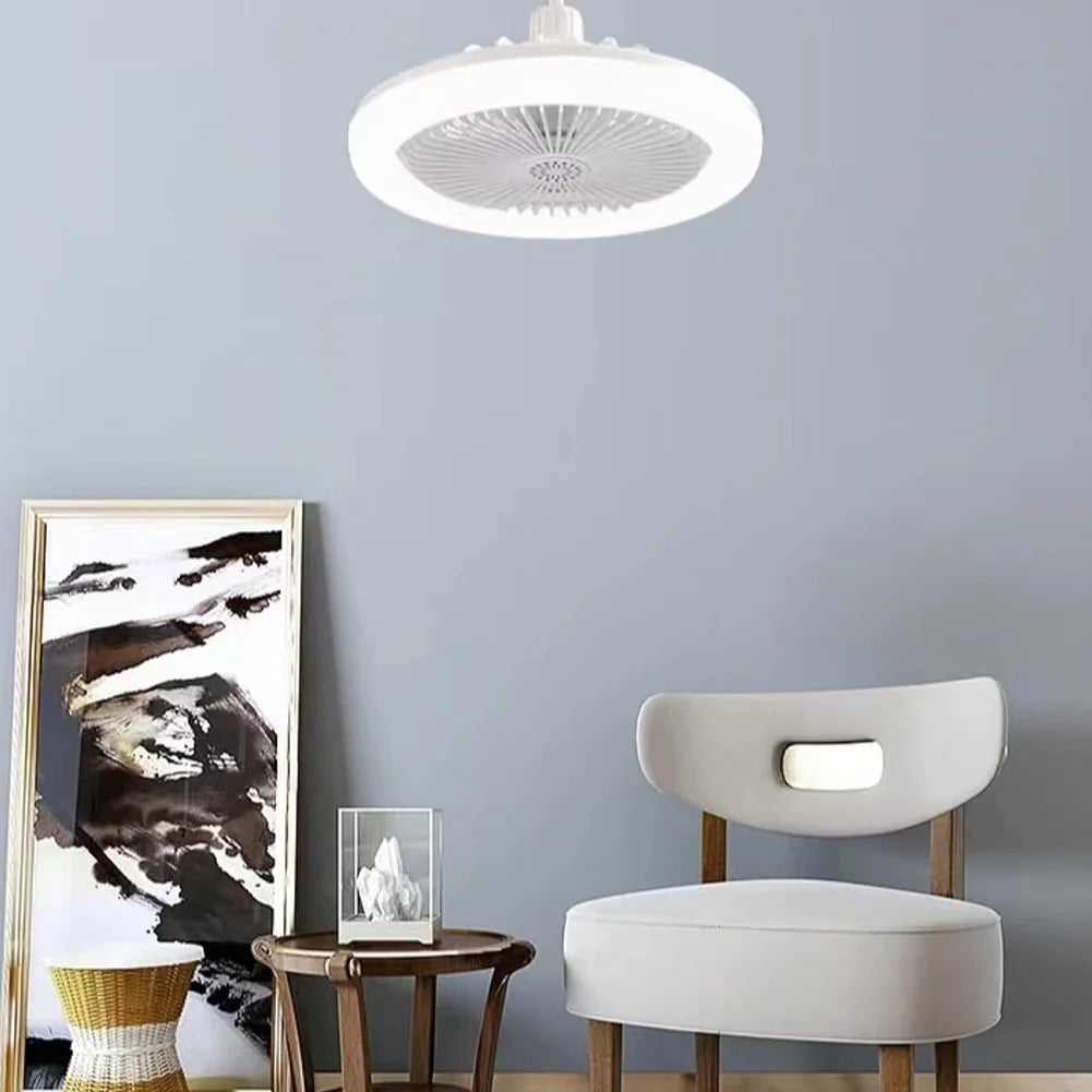 Ceiling Fan with Light Flush Mount Remote Control Modern Dimmable Ceiling Fan for Living Room and Dining Room