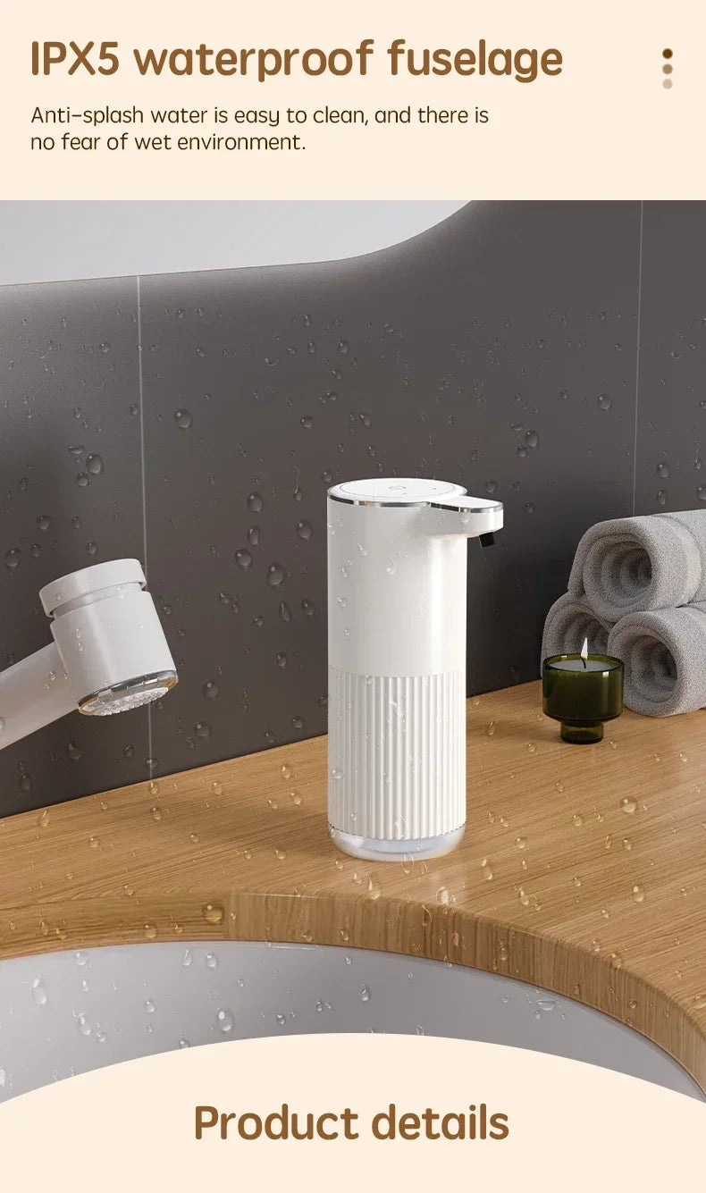 Automatic Soap Dispenser 360ml Type C White 4 Level Foam