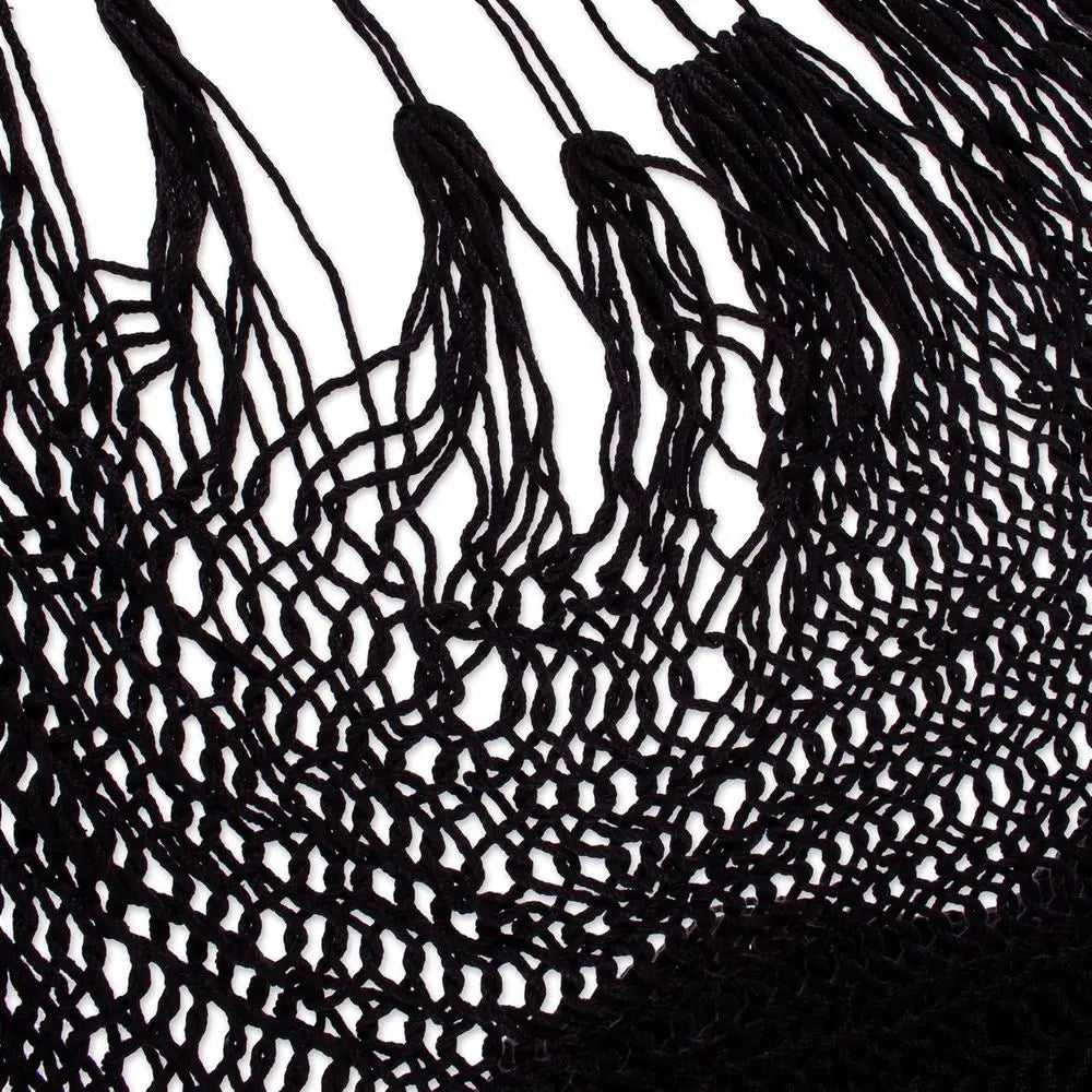 Black Cotton Sea Breeze Handmade Hammock Swing By Novica