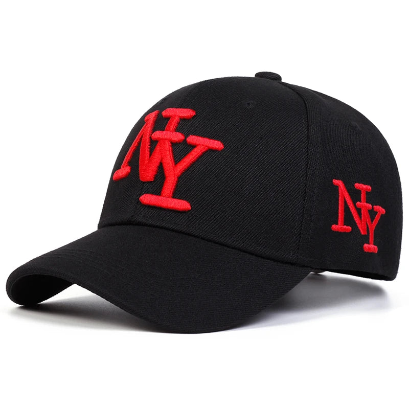 Unisex Letter Embroidery Baseball Cap Adjustable Sun Protection Leisure Hat