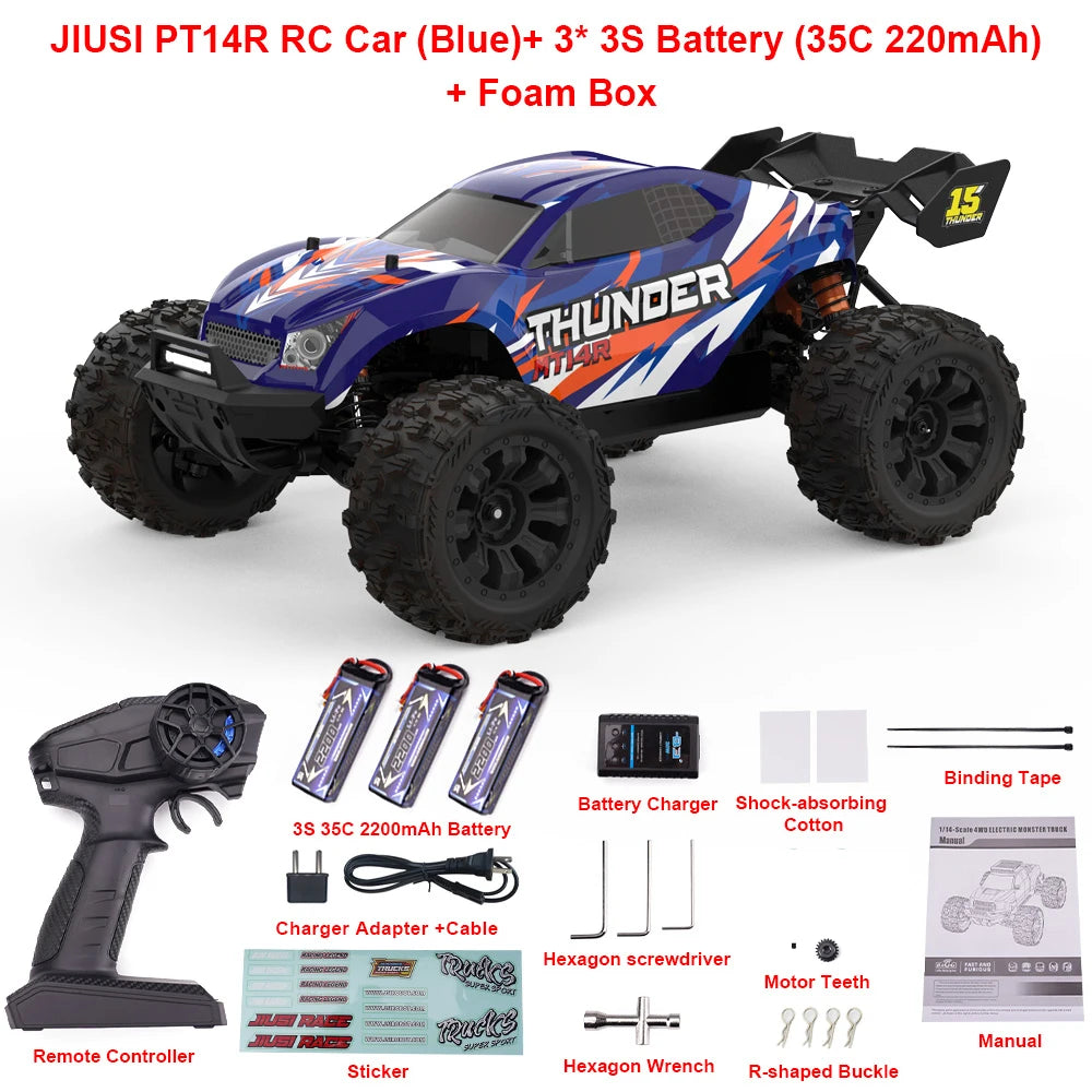 Jiusi PT14R MT14R One Fourteenth RC Car 4WD Brushless Truck