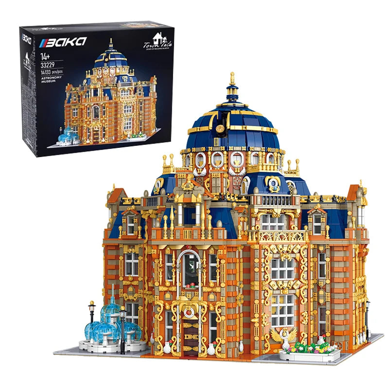 14133 Pieces Astronomy Museum Building Blocks Set High Difficulty Assembly