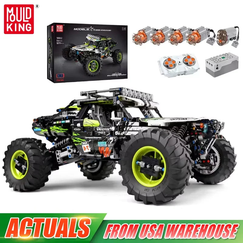 Mould King 18002 4WD RC Buggy Building Block Set Compatible With Lego