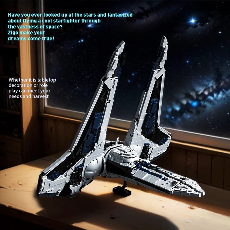 2948 Pieces Space War MOC Komrk Class Fighter Building Blocks Kit