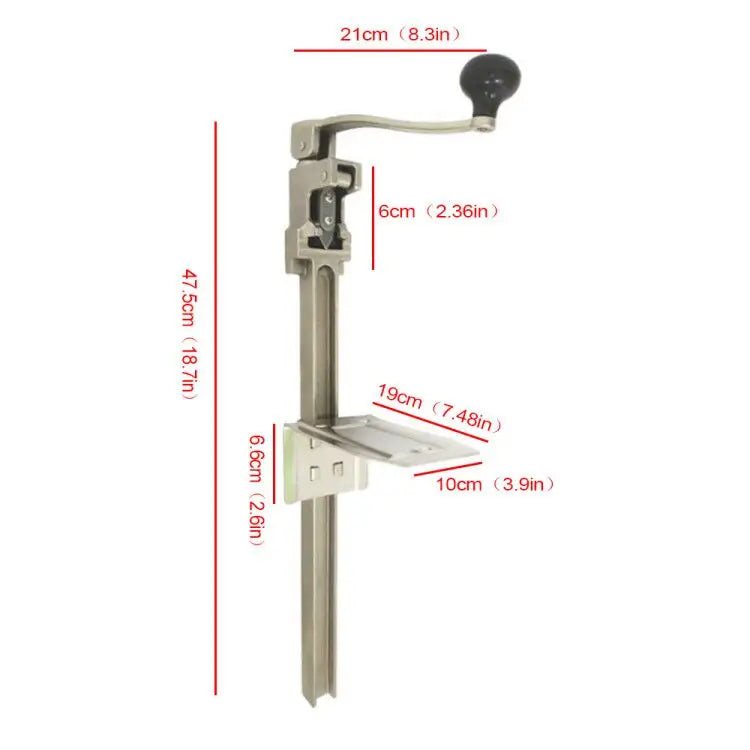 Heavy Duty Stainless Can Opener 11 Inch Commercial Kitchen